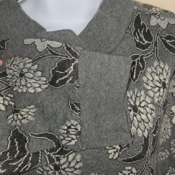 Alfred Dunner Mock Neck Floral Sweatshirt Top 2x - Picture 5 of 6